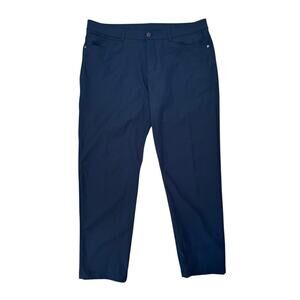 Lululemon Men’s ABC Slim-Fit 5 Pocket Pants 38 X 30 Warpstreme Navy Blue
